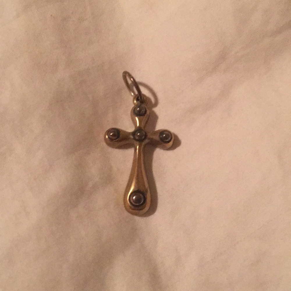 Grace &Heart cross charm